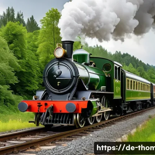 Home 29 기관차 친구들 간의 관계도 - A highly detailed steam locomotive from the late 19th century in operation on a scenic historic rail...